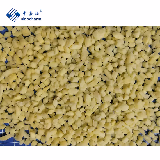 IQF Frozen Organic Peeled Ginger Puree